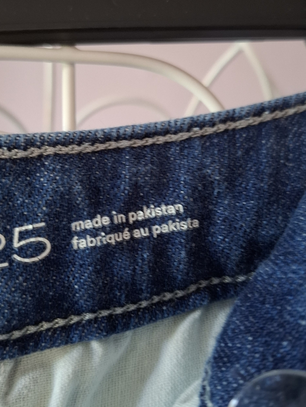 Pilcro Anthropologie High-Rise Wide-Leg Seamed Jeans Stretch Size 25 - Picture 7 of 9